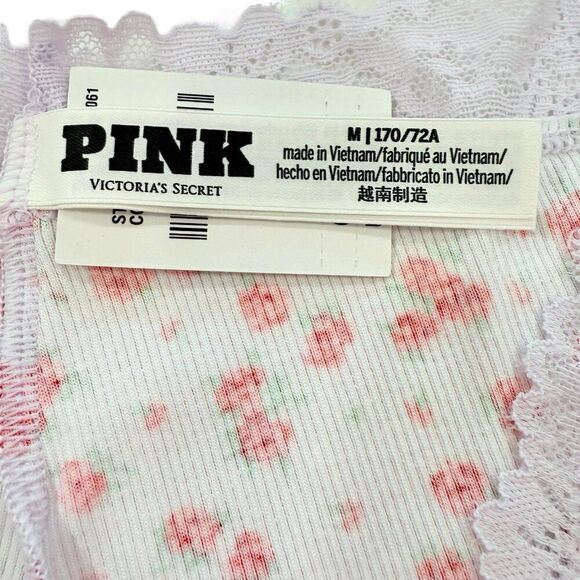 Victoria's Secret PINK Cheeky Lace Panties Womens Medium M LOT OF 4 VS Panty - Picture 7 of 9
